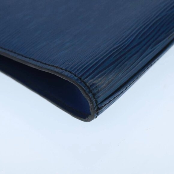 LOUIS VUITTON Epi Art Deco Clutch Bag Blue M52635 LV Auth ep6698 - Picture 3 of 16